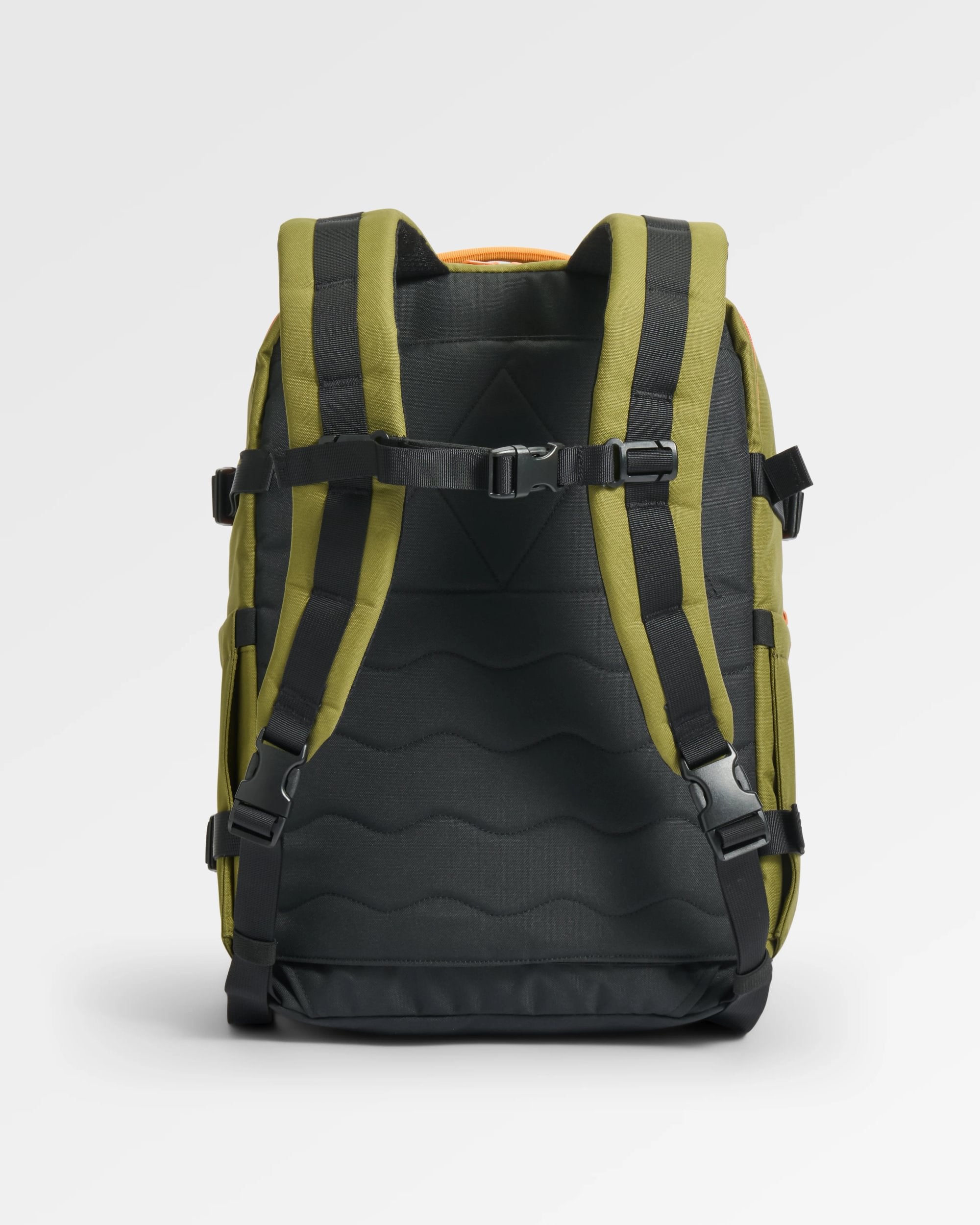 Boondocker Expandable Travel Pack - Black/Khaki - Flatlay