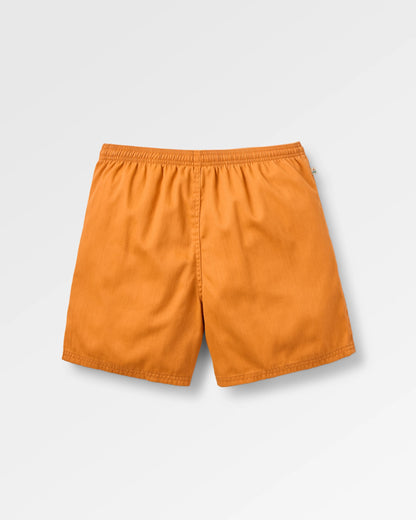 Flaris Cotton Short - Sunrise Orange - Flatlay