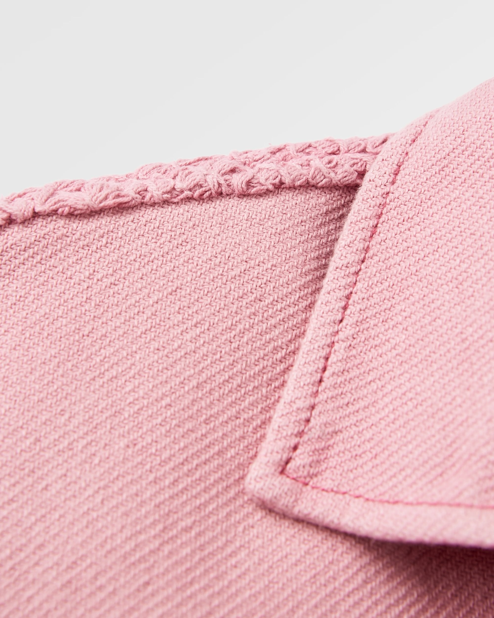 Maya Twill Overshirt - Pink Haze - Flatlay