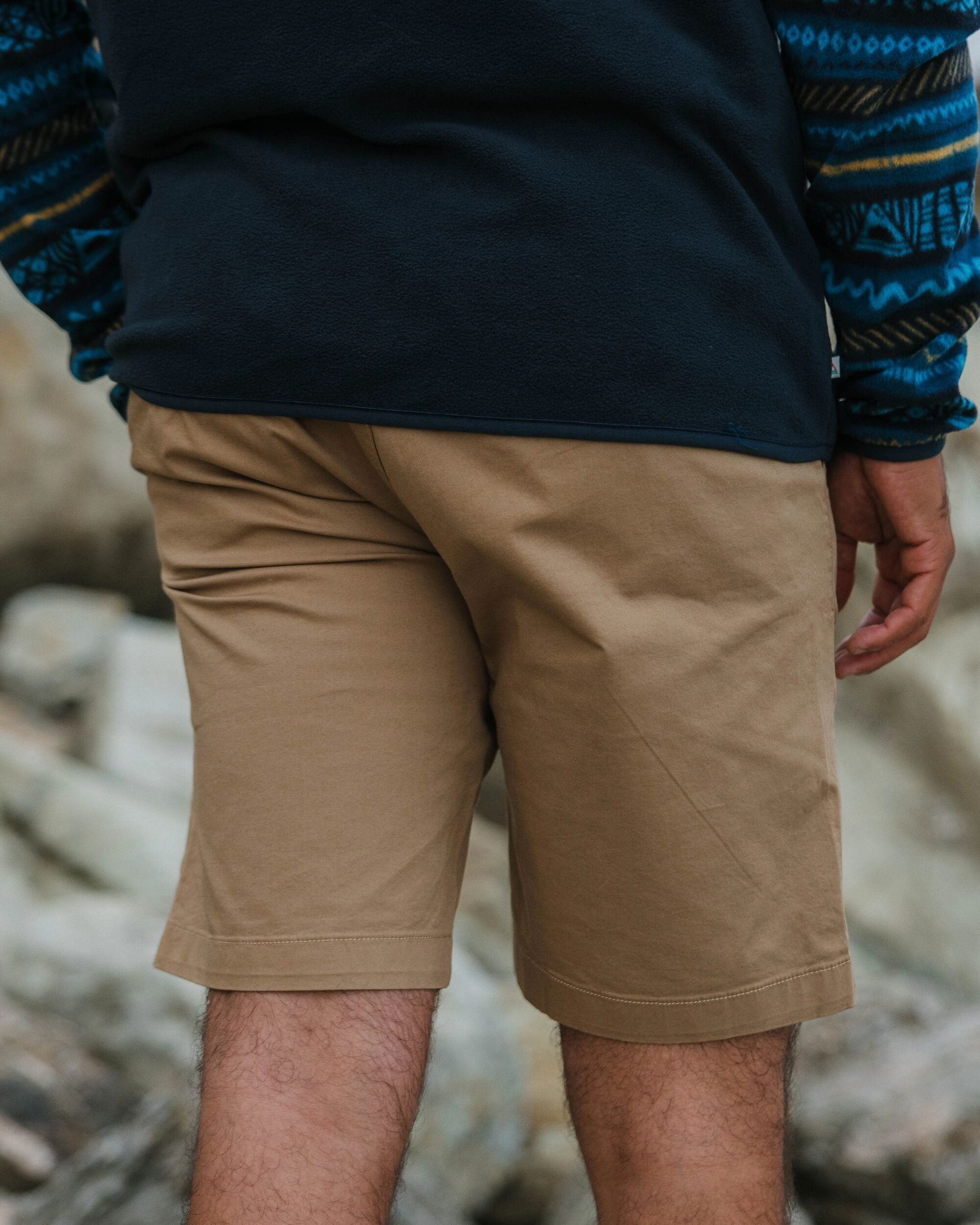 365 Light Organic Cotton Shorts - Biscuit - Lifestyle