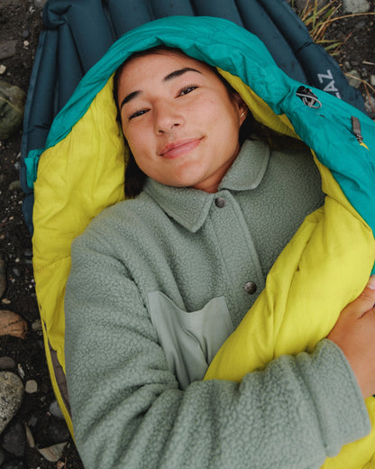Rappel Sherpa Oversized Shirt - Pistachio - Lifestyle