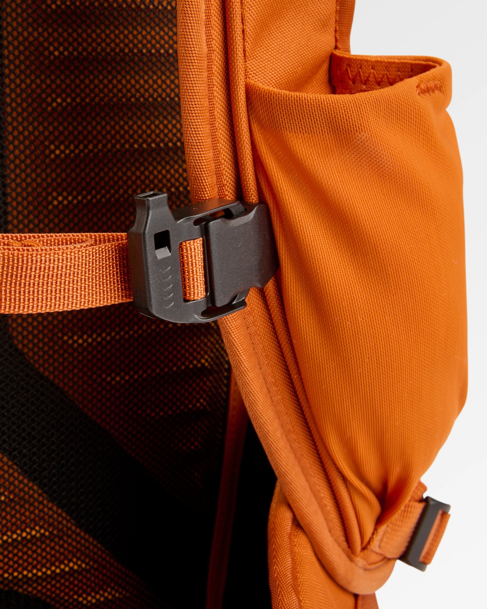 Atlas Recycled Backpack Duffel - Sunrise Orange - Flatlay