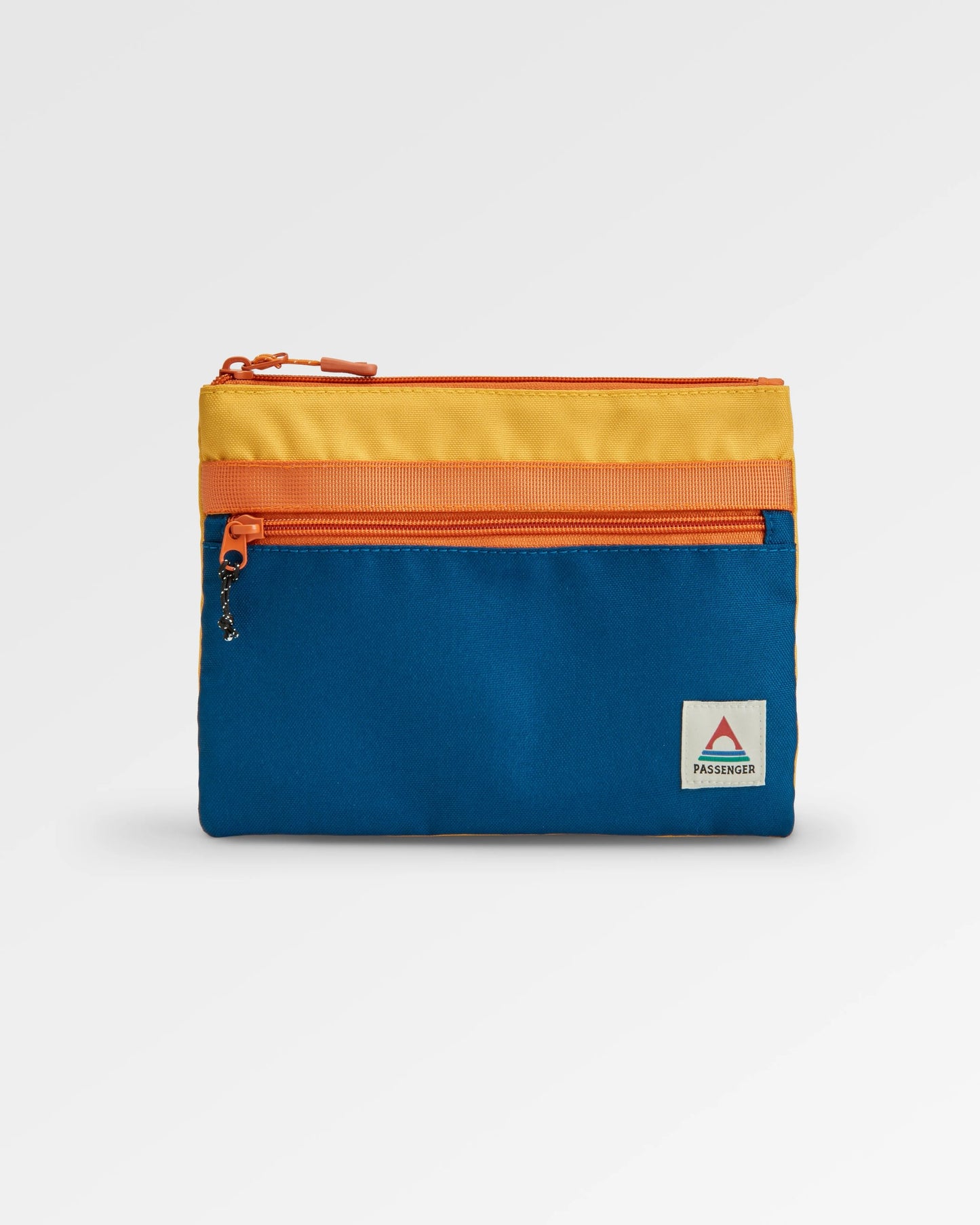 Essentials Recycled Pouch - Tidal Blue Orange Multi