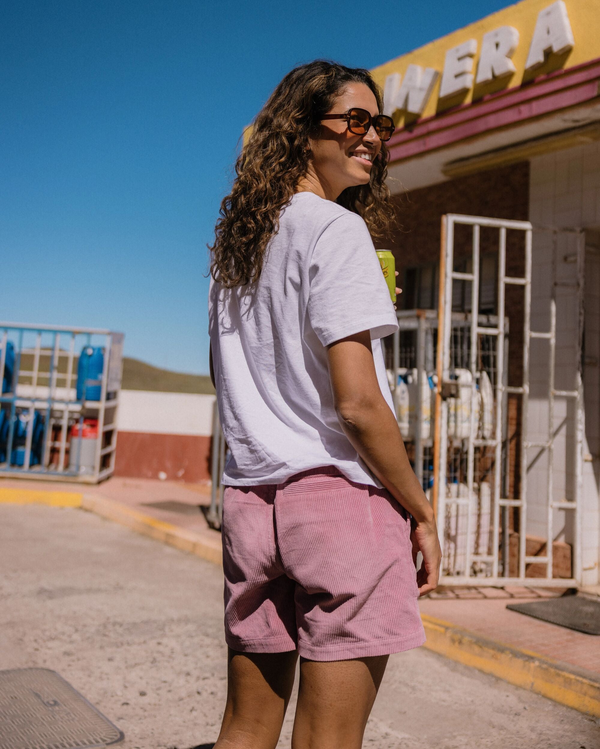 Avian Organic Cord Short - Pink Haze - Lifestyle