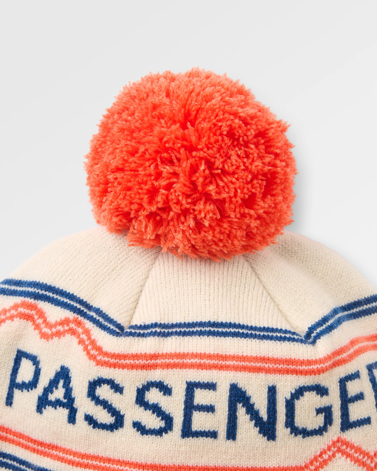 Passenger Logo Bobble Hat - Birch - Flatlay