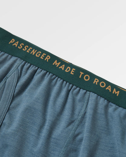 Snowscape Men's Merino Base Layer Bottom - Storm Grey - Flatlay