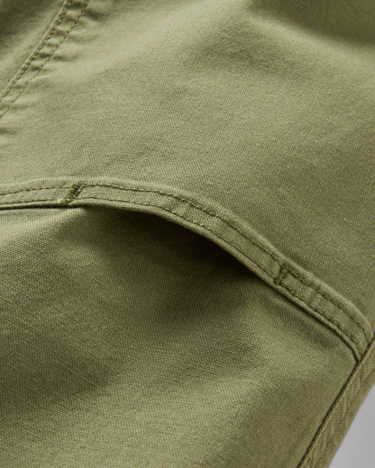 Vantage Organic Cotton Canvas Trouser - Khaki