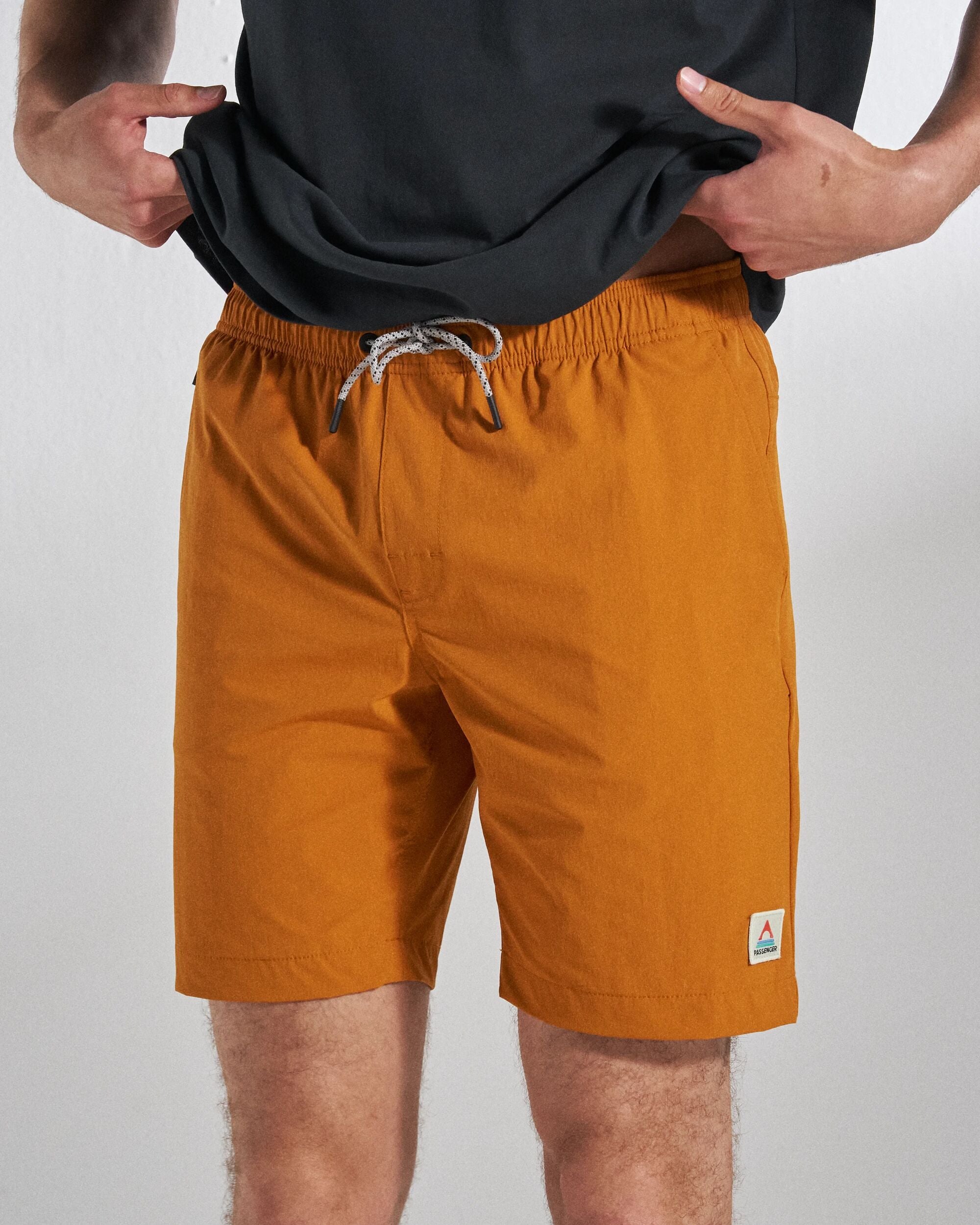 Drifter NetPlus® Swim Lined Short - Retro Orange - Studio Model