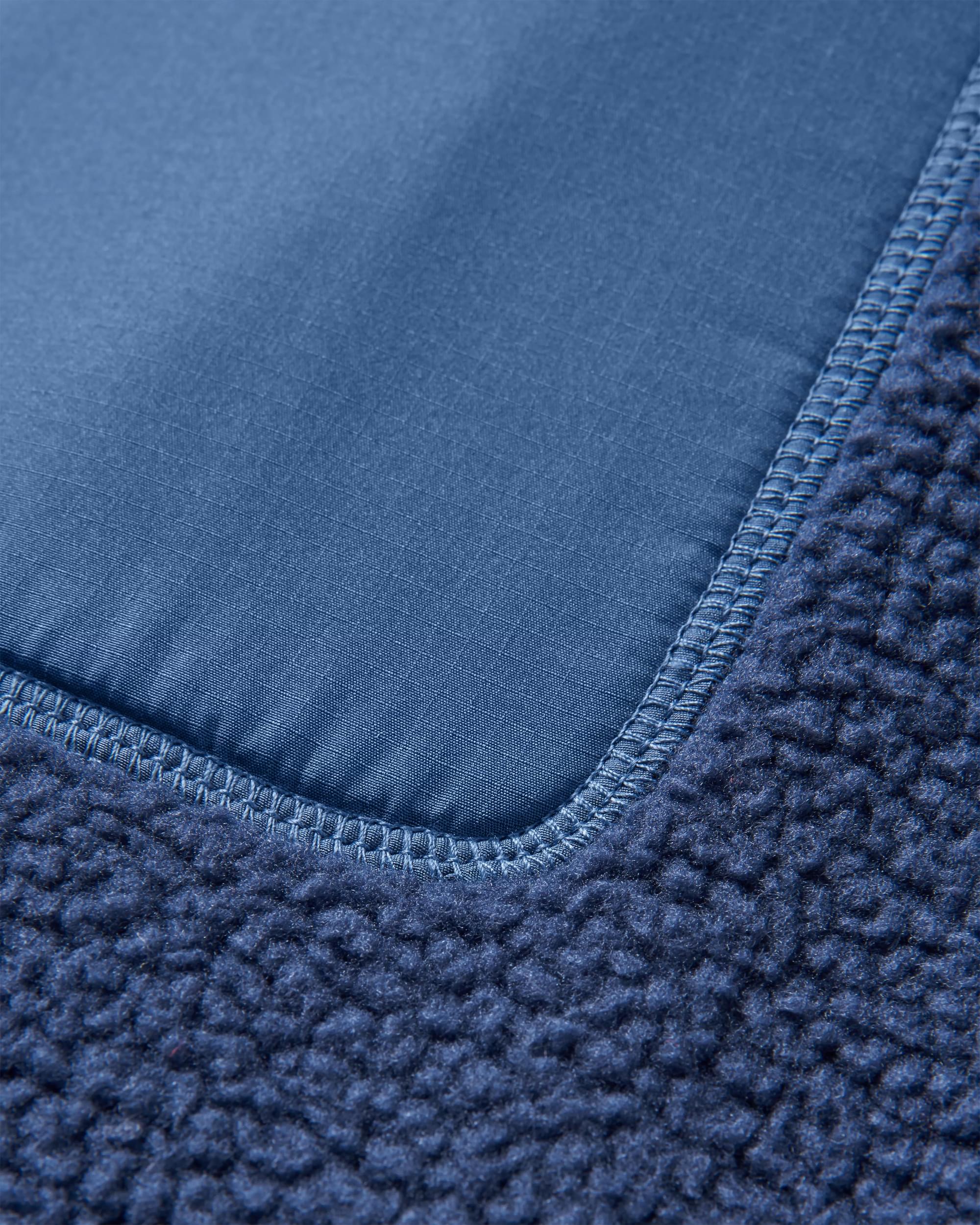 Offgrid Recycled Sherpa Fleece Jogger - Rich Navy - Flatlay