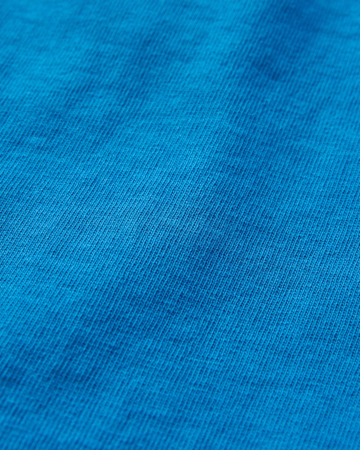 Outlook Recycled Cotton Oversized T-Shirt - Azure Blue - Flatlay