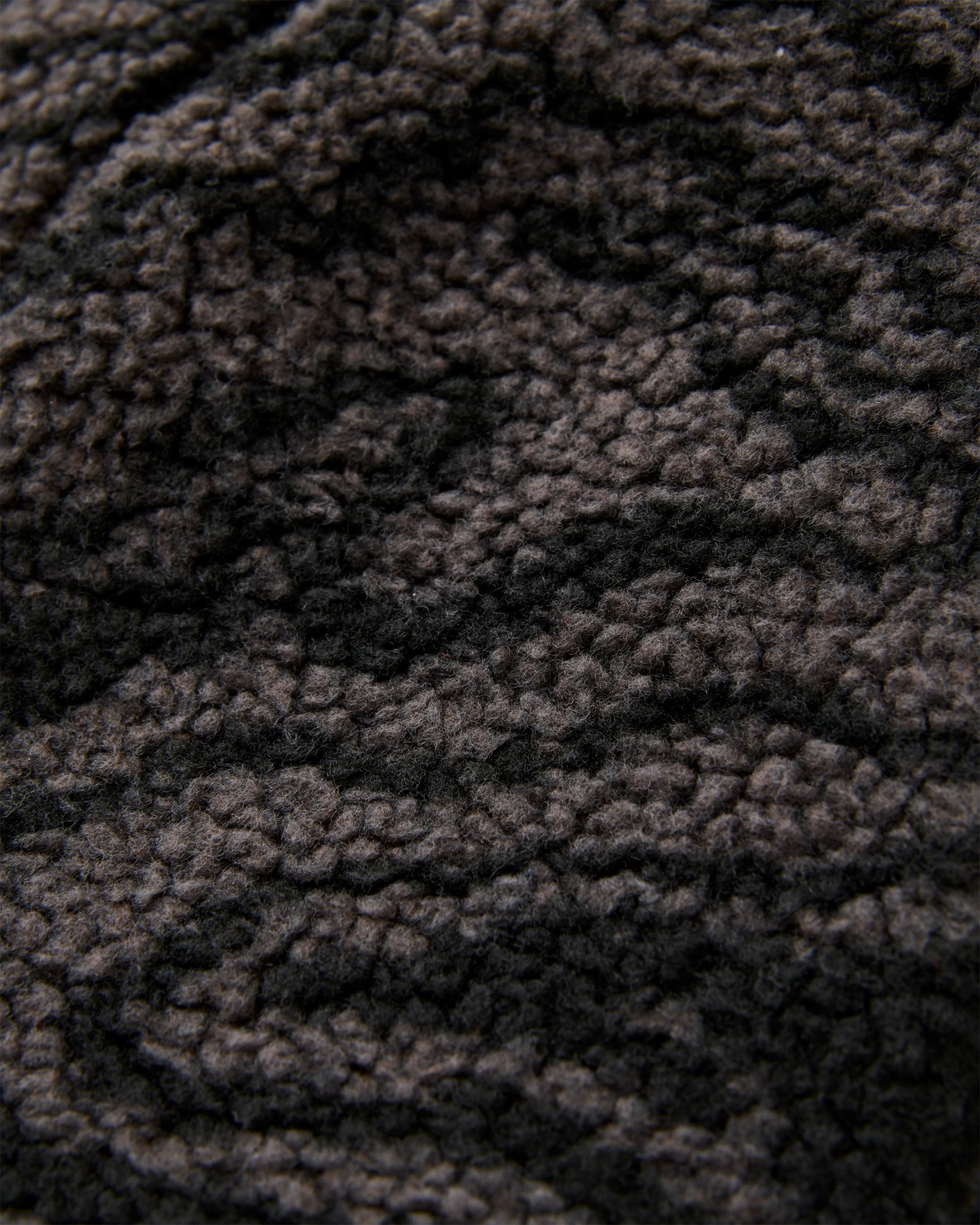 Offroad Sherpa 1/2 Zip Fleece - Strata Swirl Black - Flatlay