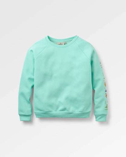 Stack Sweatshirt - Aquamarine - Flatlay