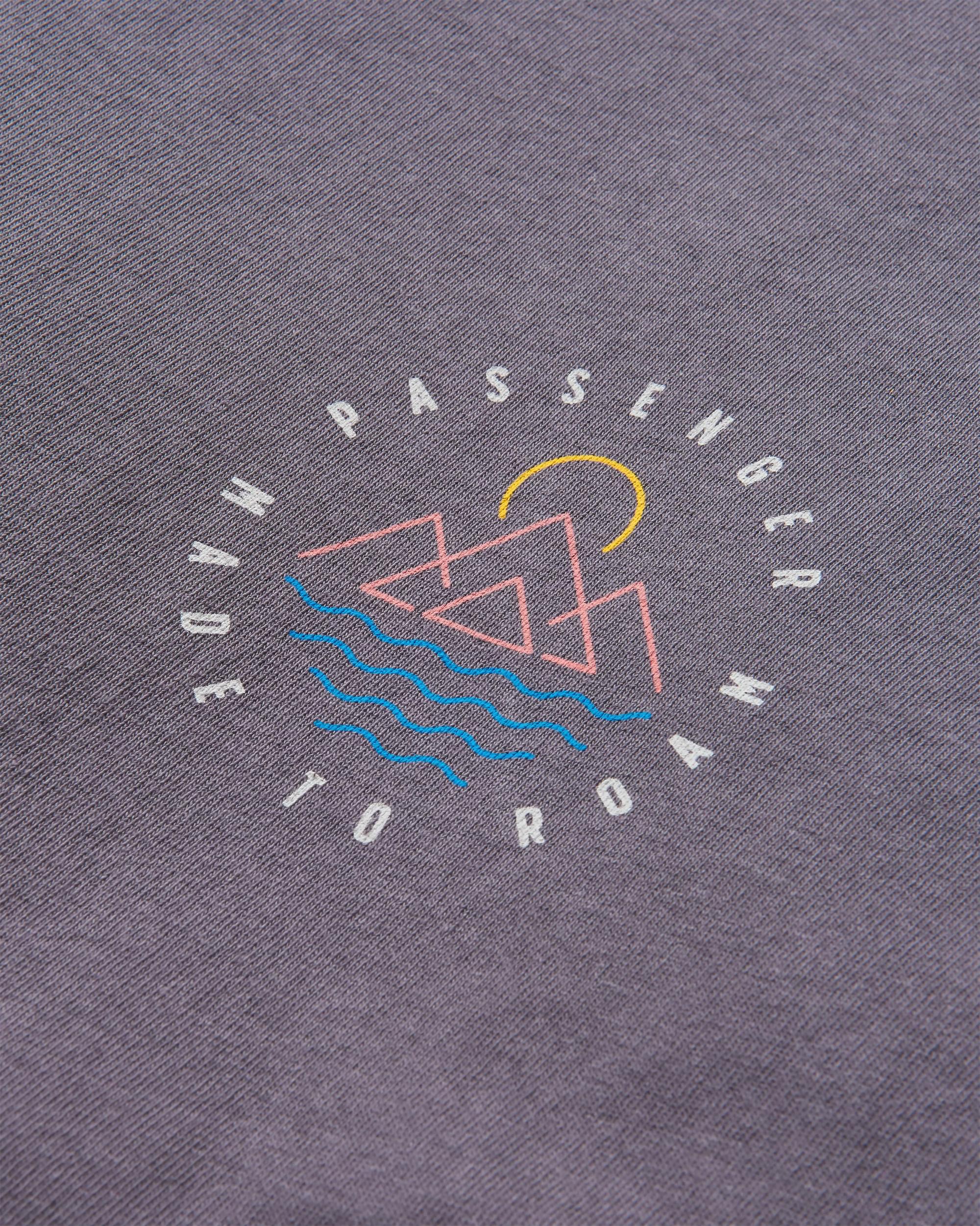 Escapism Recycled LS T-Shirt - Faded Black - Flatlay