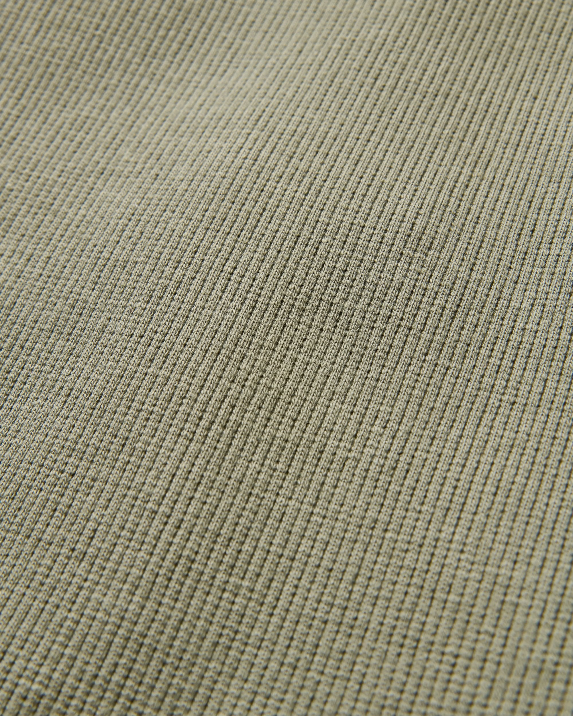 Out There Ribbed Cropped T-Shirt - Dusty Olive - Flatlay