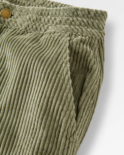 Bracken Lined Trouser - Dusty Olive - Flatlay