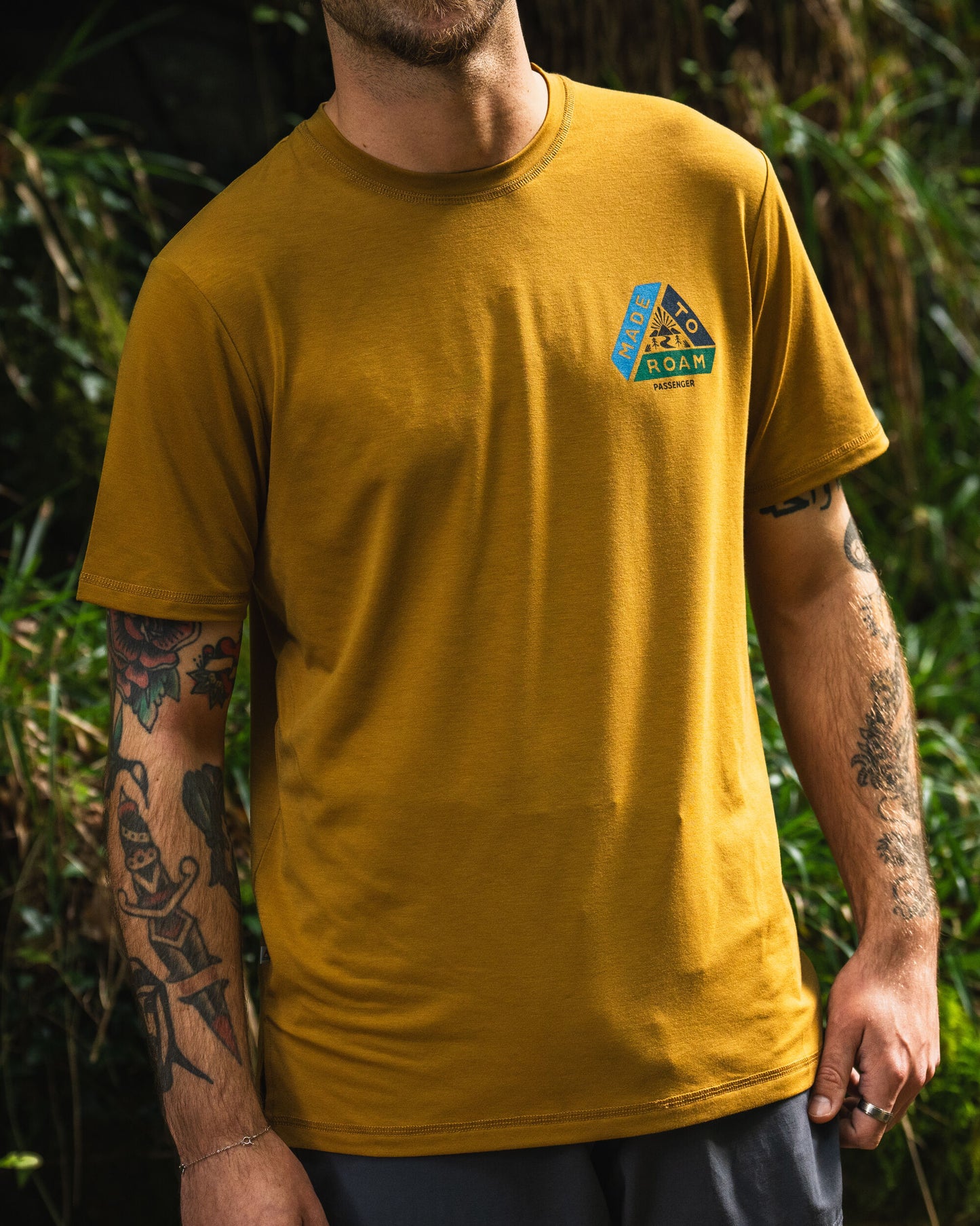 Trail Active Recycled T-shirt - Dusty Ochre