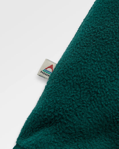 Nestling Sherpa Hooded Fleece - Grey Dawn/Rain Forest - Flatlay