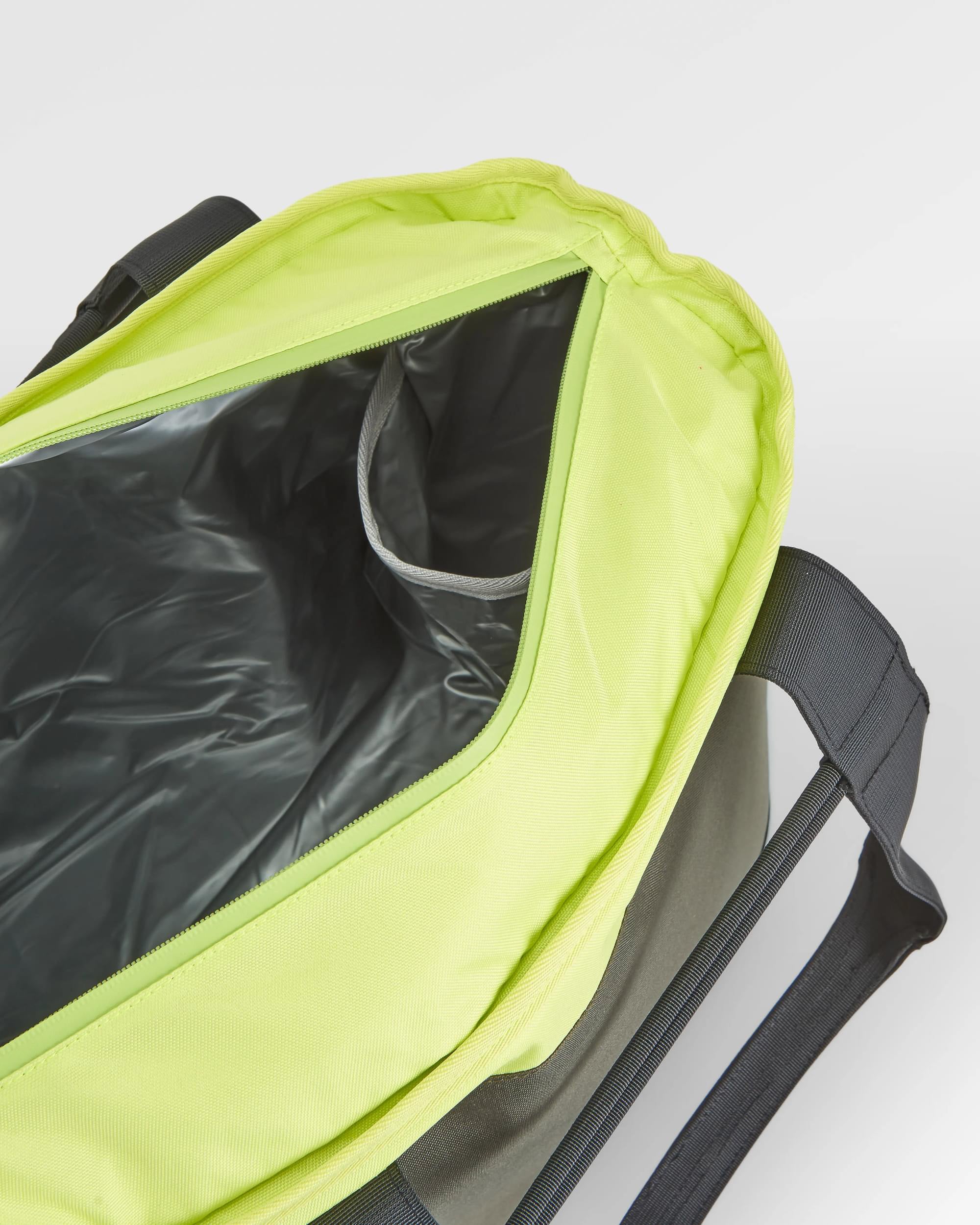 Tote Recycled Cooler Bag - Khaki Multi - Flatlay