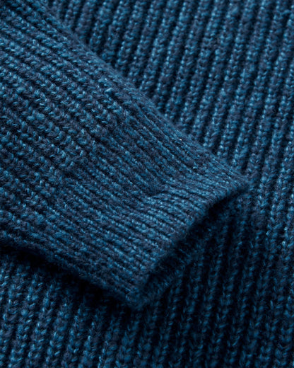 Fog Recycled Knitted Jumper - Rich Navy