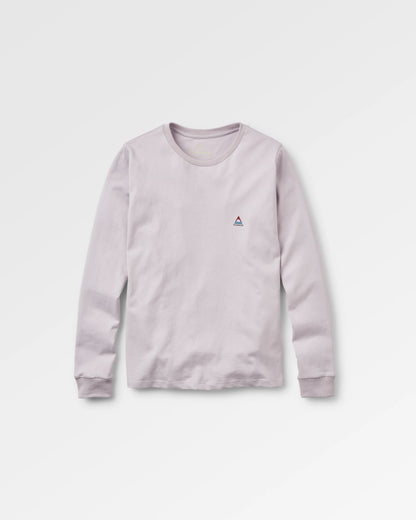 Classic Recycled Cotton LS T-Shirt - Lilac Mist - Flatlay