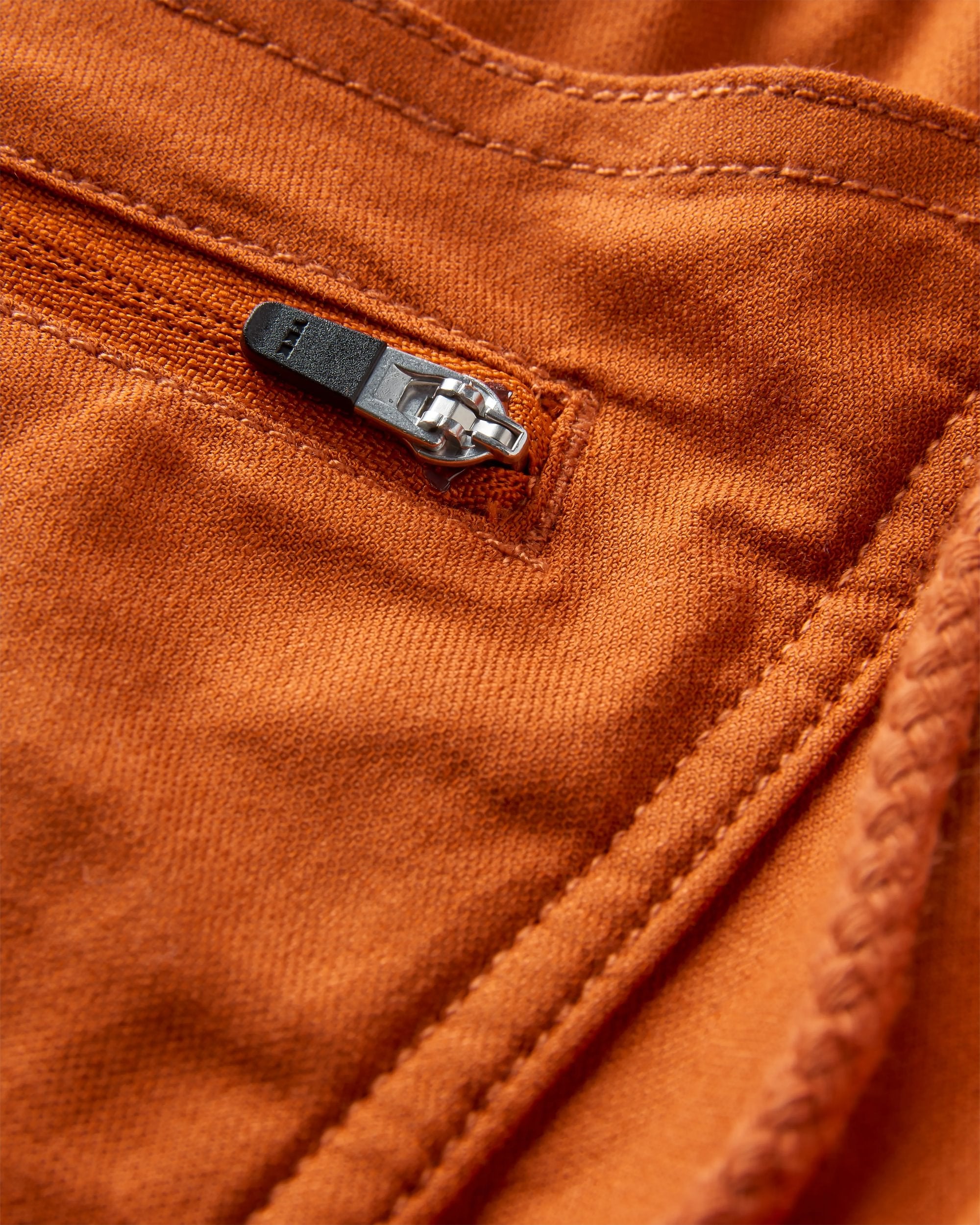 Hydrilla Organic Cotton Trouser - Sunset Orange - Flatlay