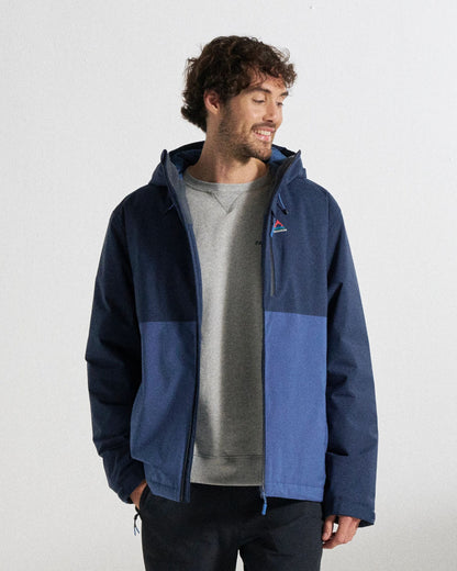 Eclipse Insulated Waterproof Jacket - Rich Navy - Studio Model