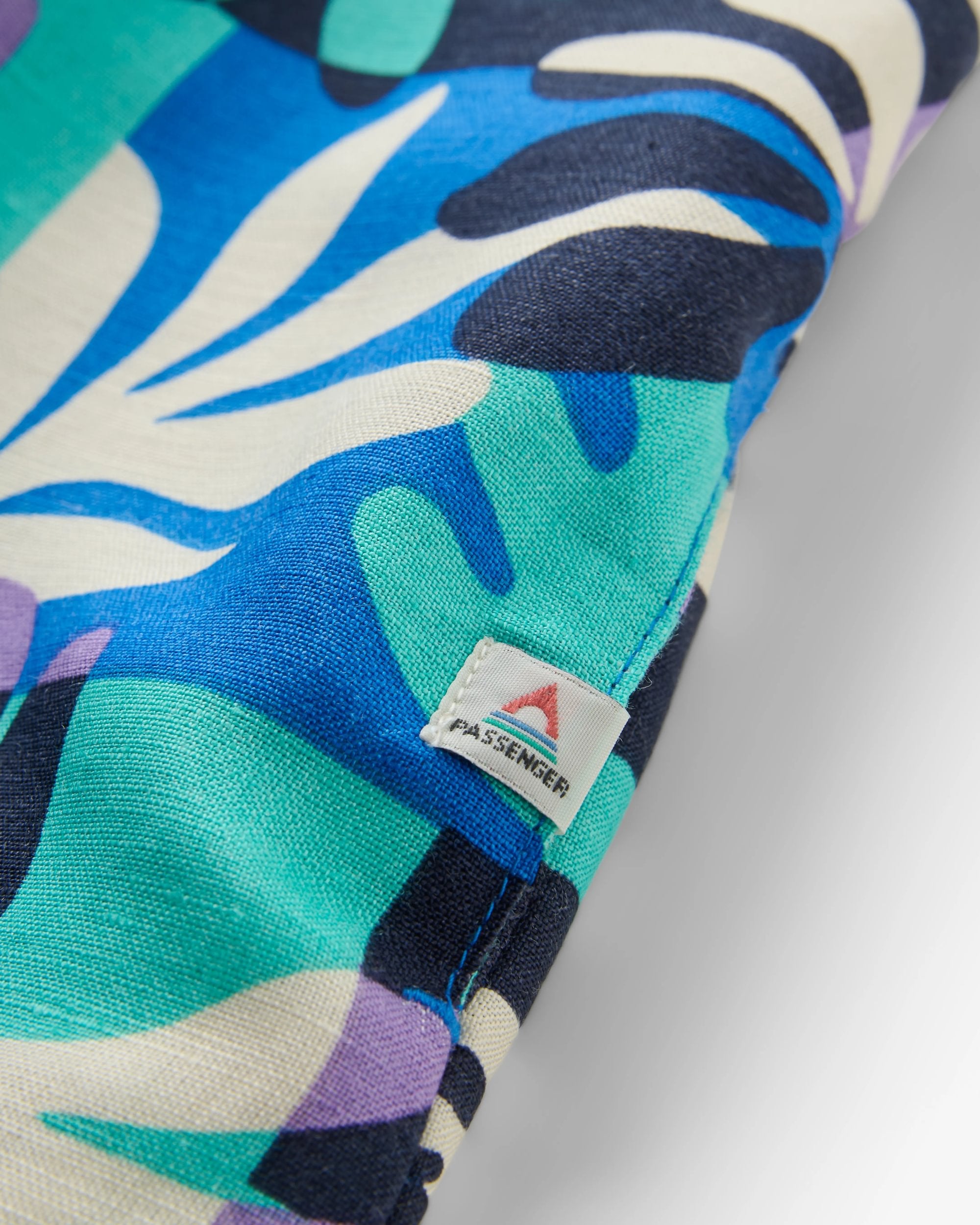 Sono Linen Beach Dress - Mountain Foliage Purple - Flatlay