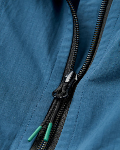 Seek Out Water Resistant Jacket - Dark Denim - Flatlay