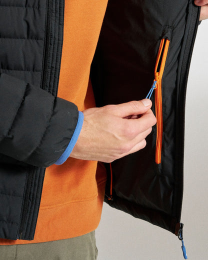 Ashland Down Recycled Jacket - Black - Studio Model