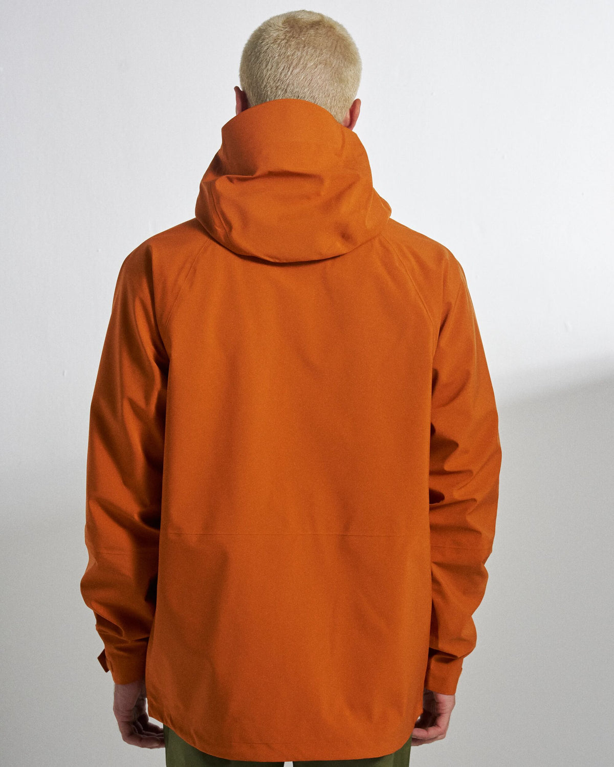 Five Season Waterproof Jacket - Sunset Orange - Studio Model