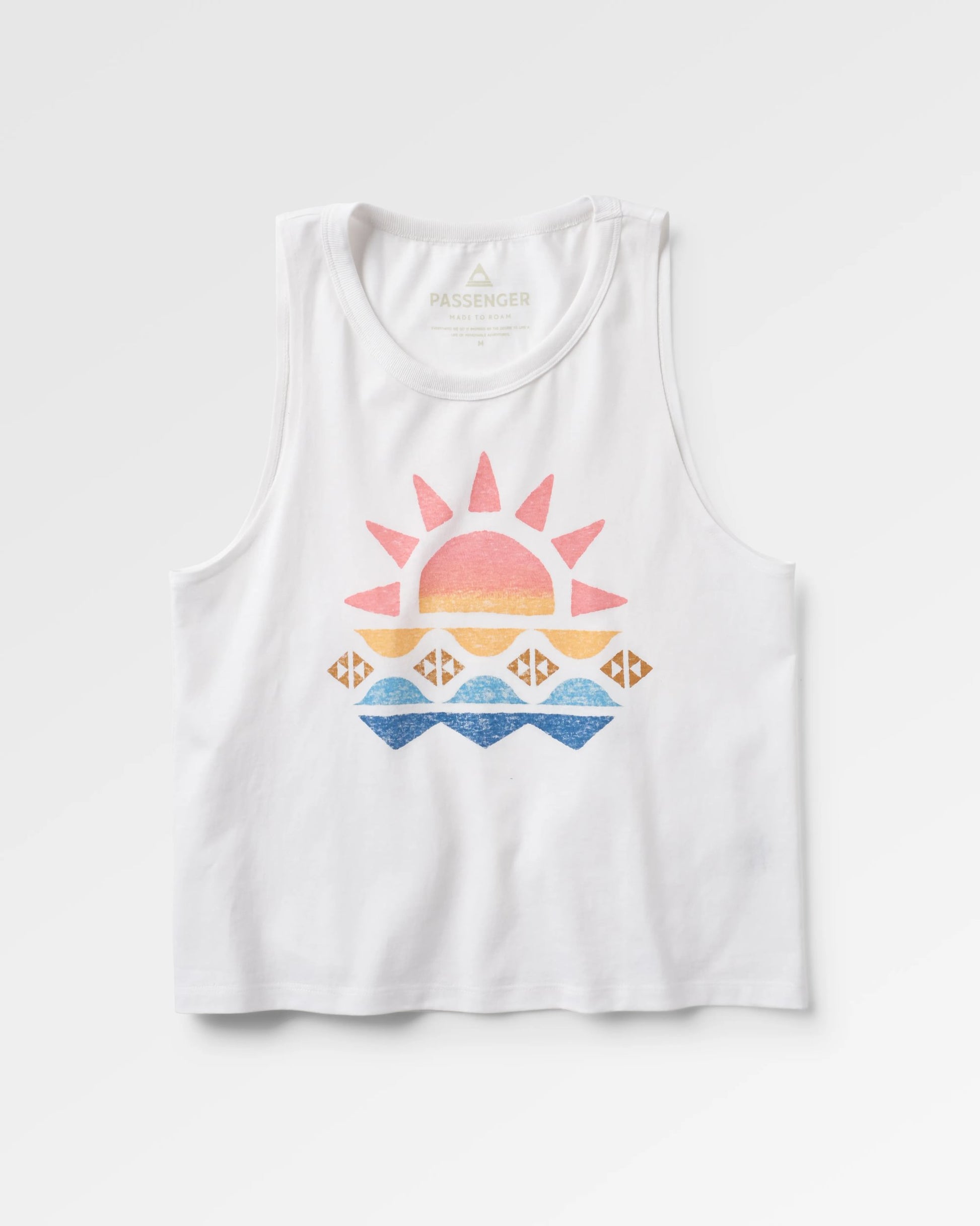 Sunray Recycled Cotton Vest - White