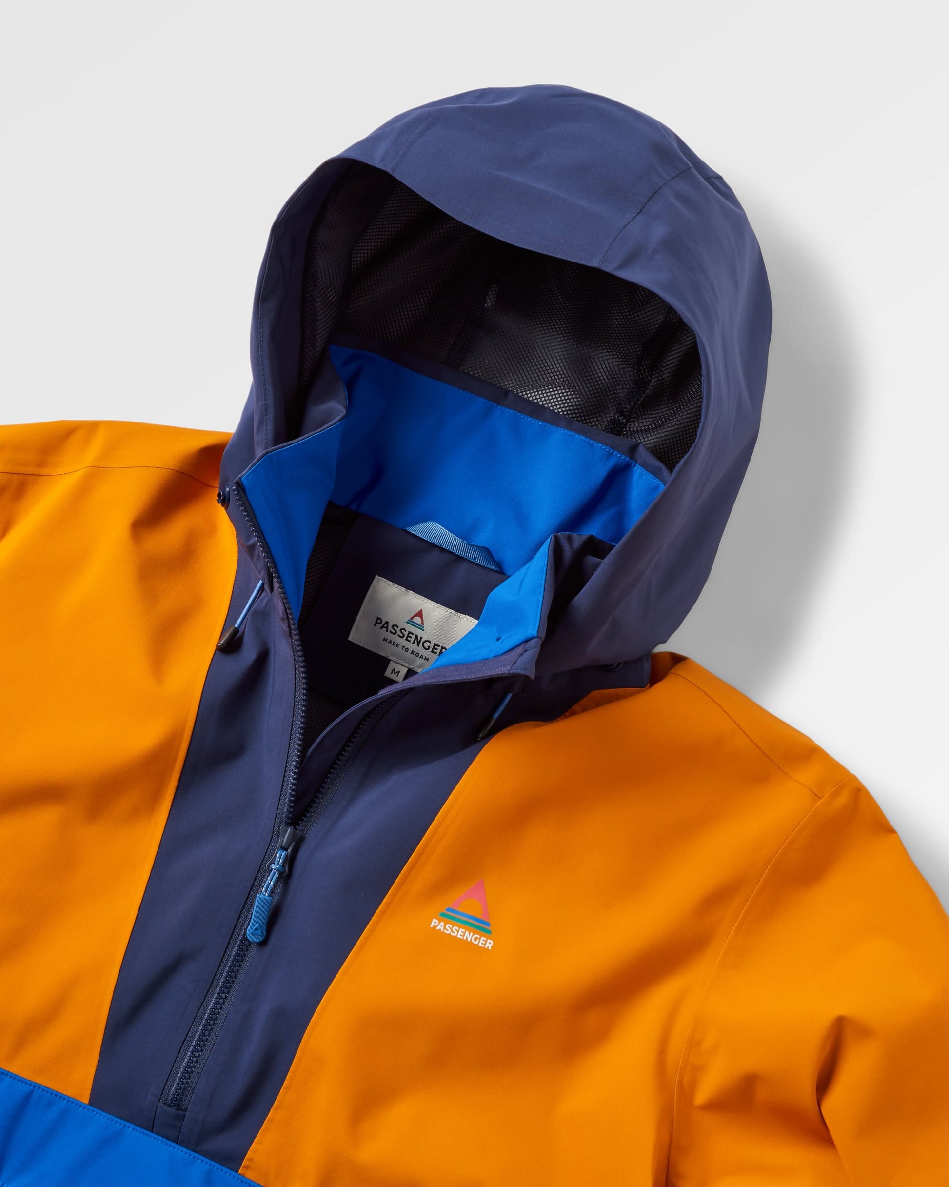 Skyline Recycled Waterproof Anorak - Sunrise Orange