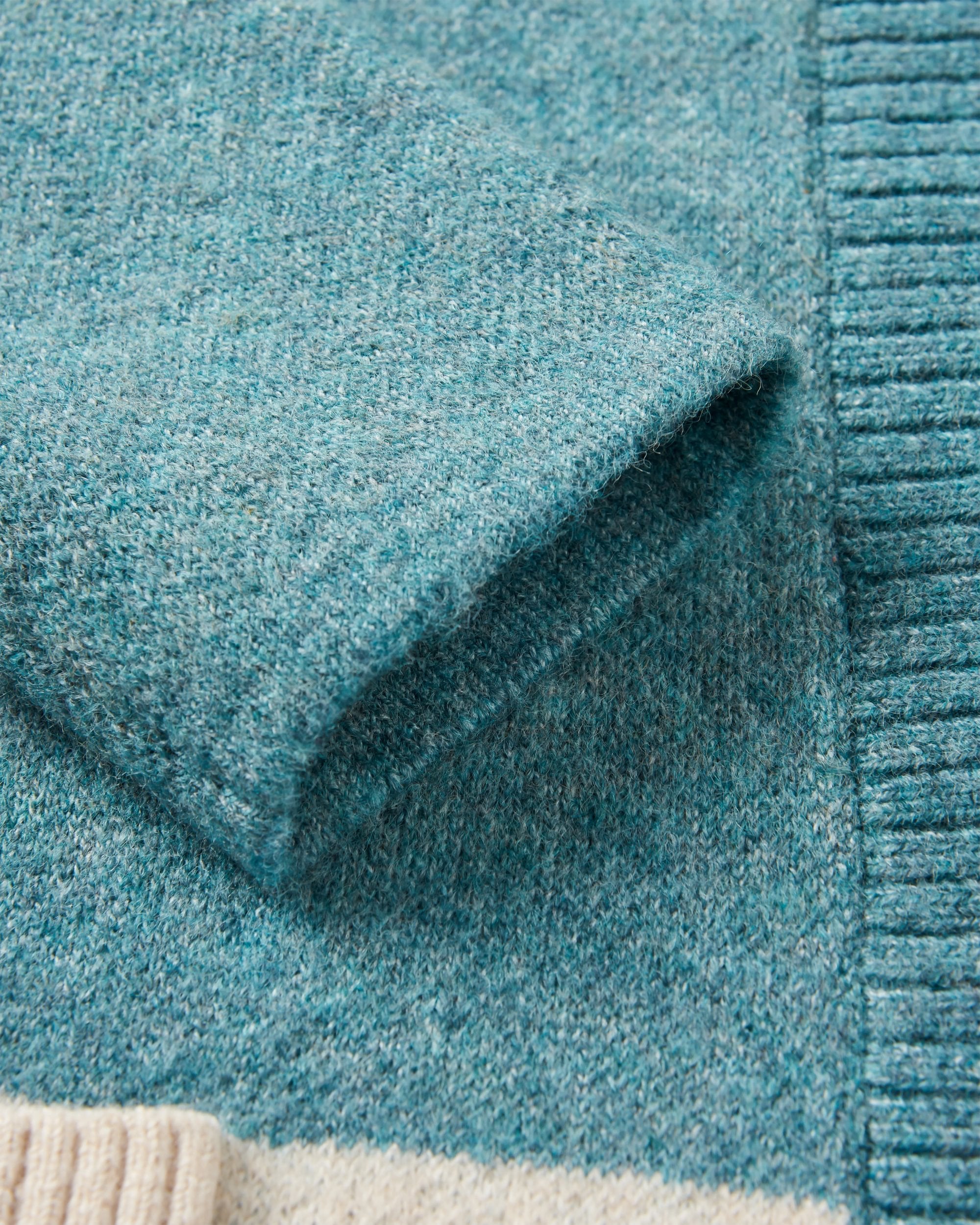 Vista Recycled Knitted Cardigan - Arctic - Flatlay