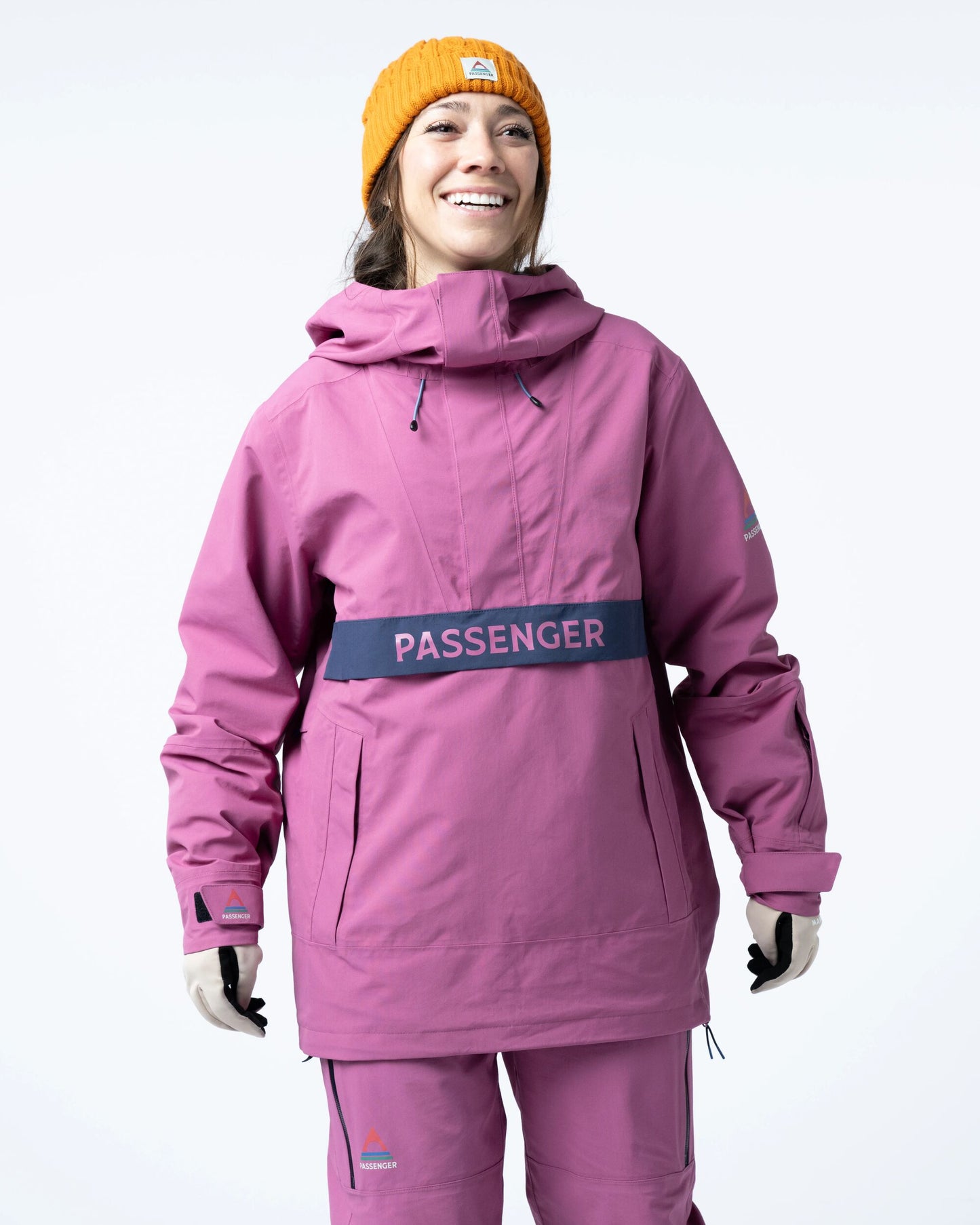 Snowscape Women's Recycled Anorak - Mauve Haze