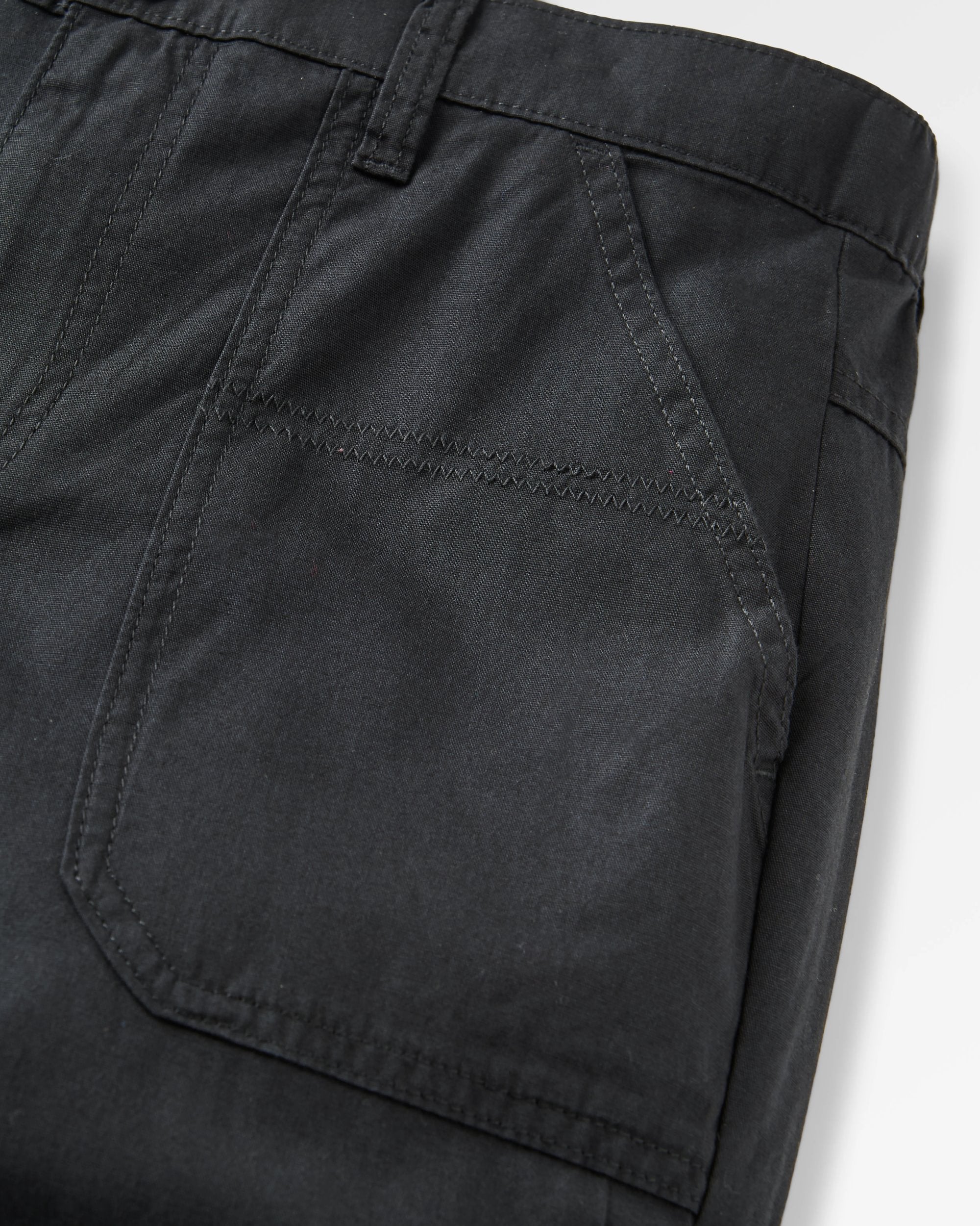 Talis Light Casual Trouser - Black - Flatlay