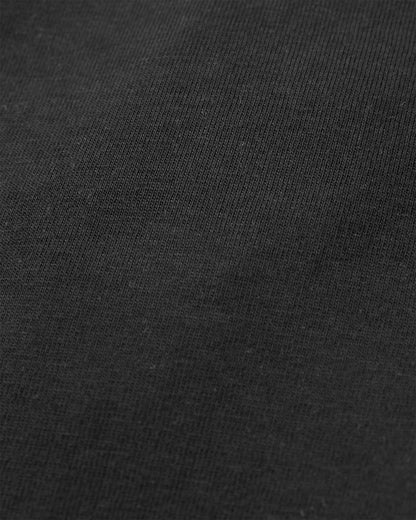 Cutout Organic Cotton T-Shirt - Black - Flatlay