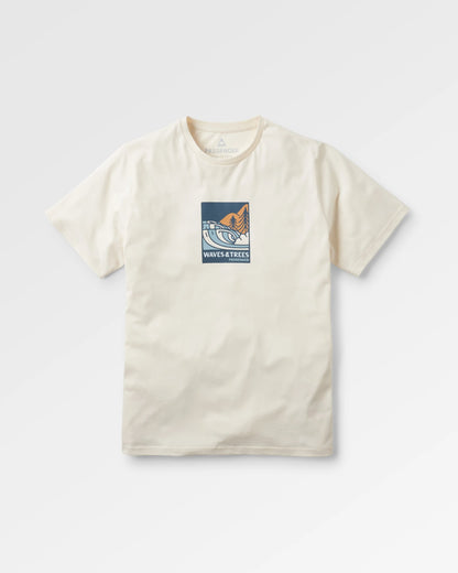 Waves & Trees Organic Cotton T-Shirt - Birch