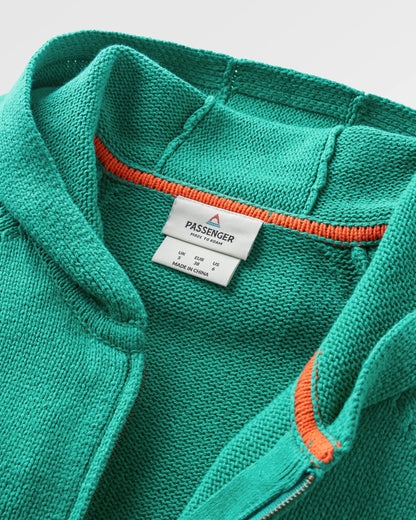 Cove Recycled Knitted Zip Hoodie - Greenlake