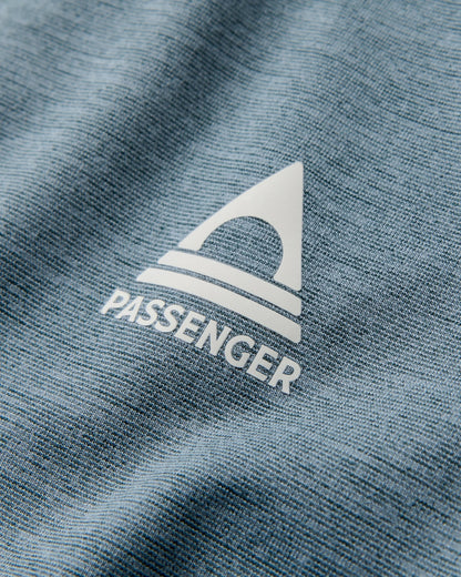 Light Ray Lightweight Surf T-Shirt - Storm Grey Marl - Flatlay