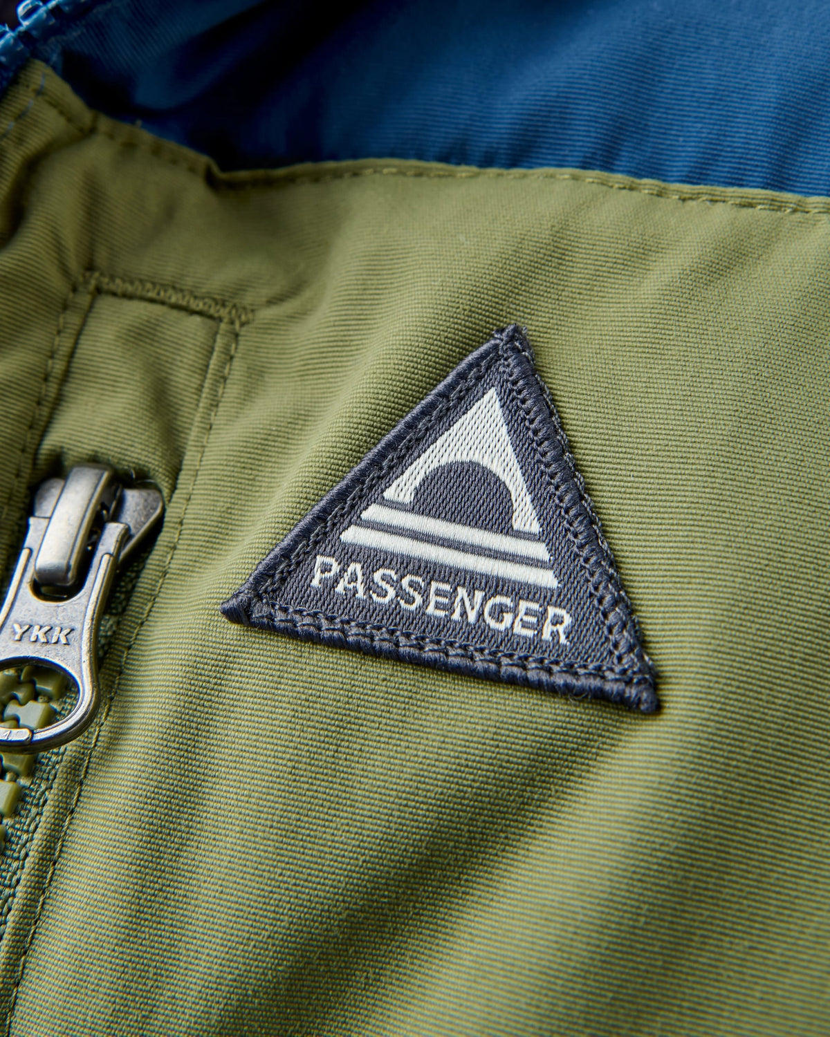 Oceanic Heavyweight Insulated Full Zip Jacket - Dark Denim - Flatlay