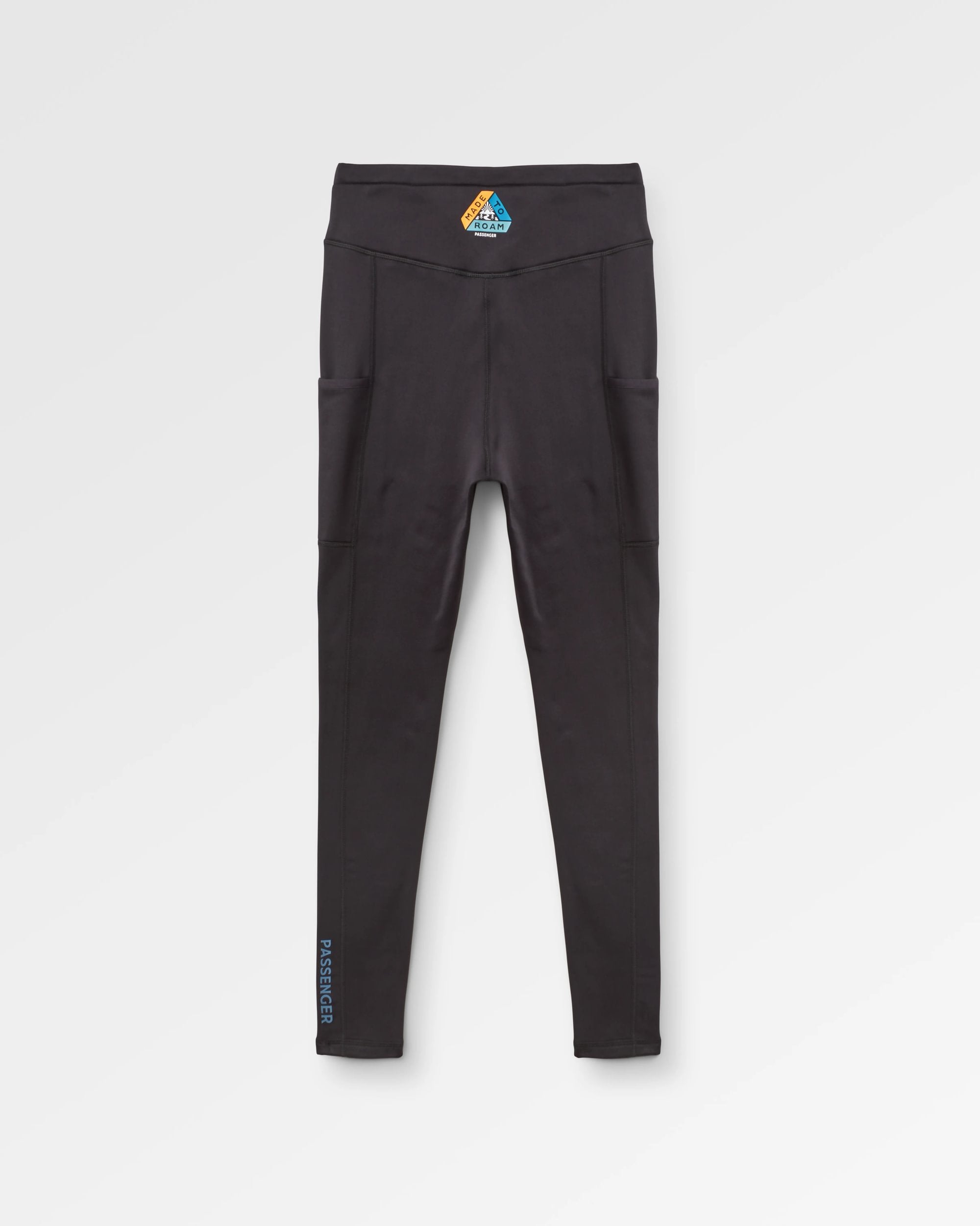 Wintergreen Recycled Polartec® Legging - Black - Flatlay