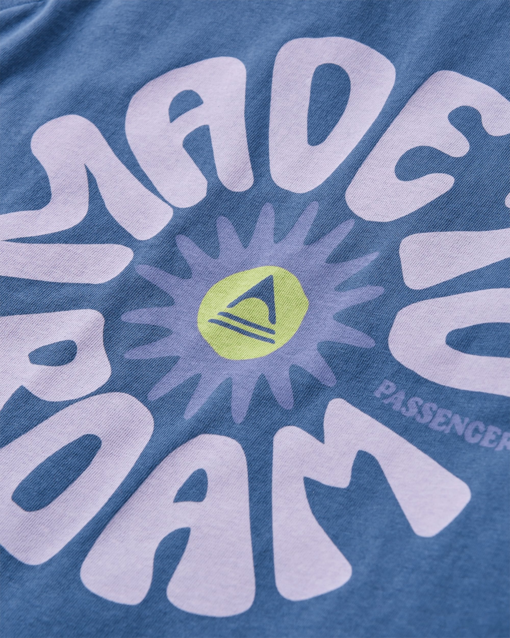 Easy Days Organic Cotton Vest - Purple Indigo - Flatlay