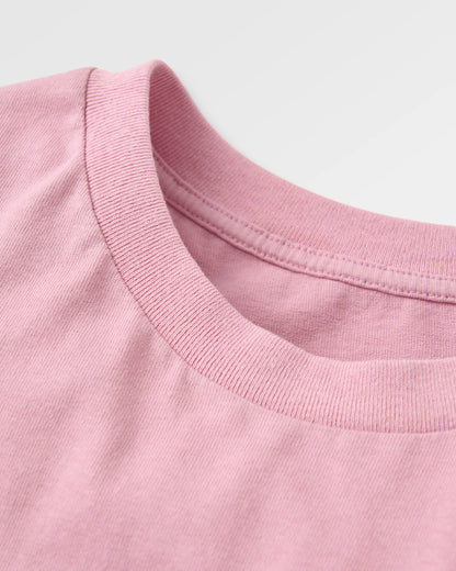 Classic Recycled Cotton T-Shirt - Pink Haze - Flatlay