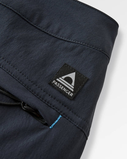 365 Trail Roll Up Trouser - Black - Flatlay