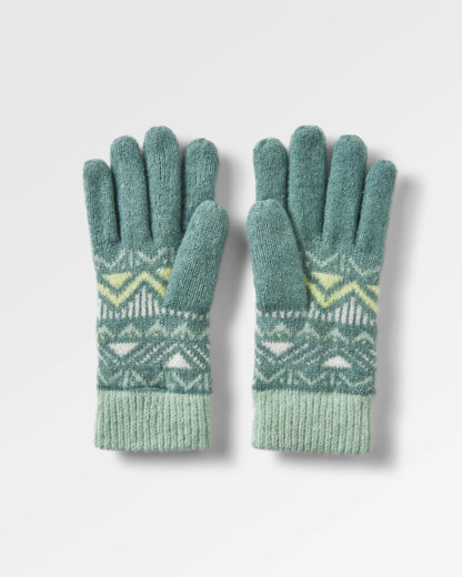 Nettle Recycled Knitted Gloves - Arctic