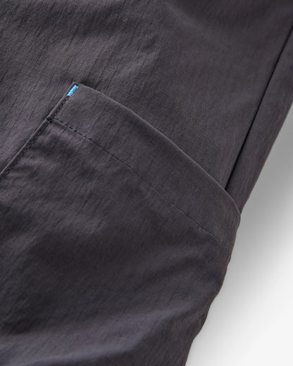 Refuel Ripstop Dungarees - Faded Black - Flatlay