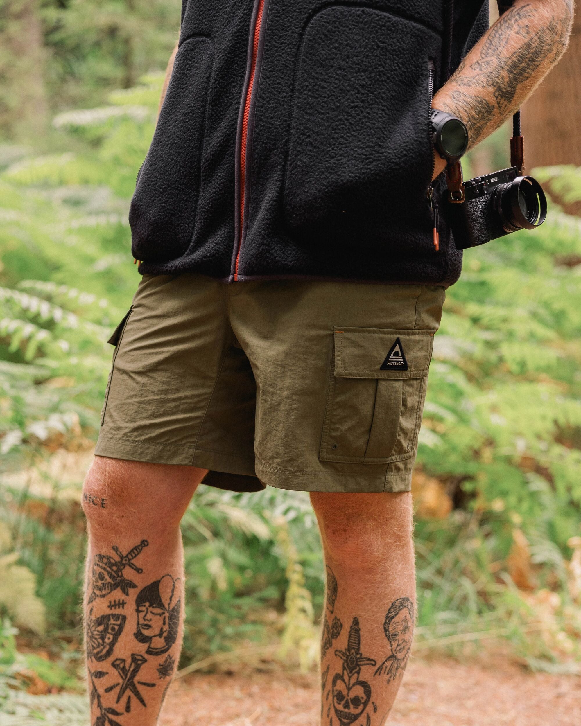 Seek Out Ripstop Short - Khaki - Lifestyle