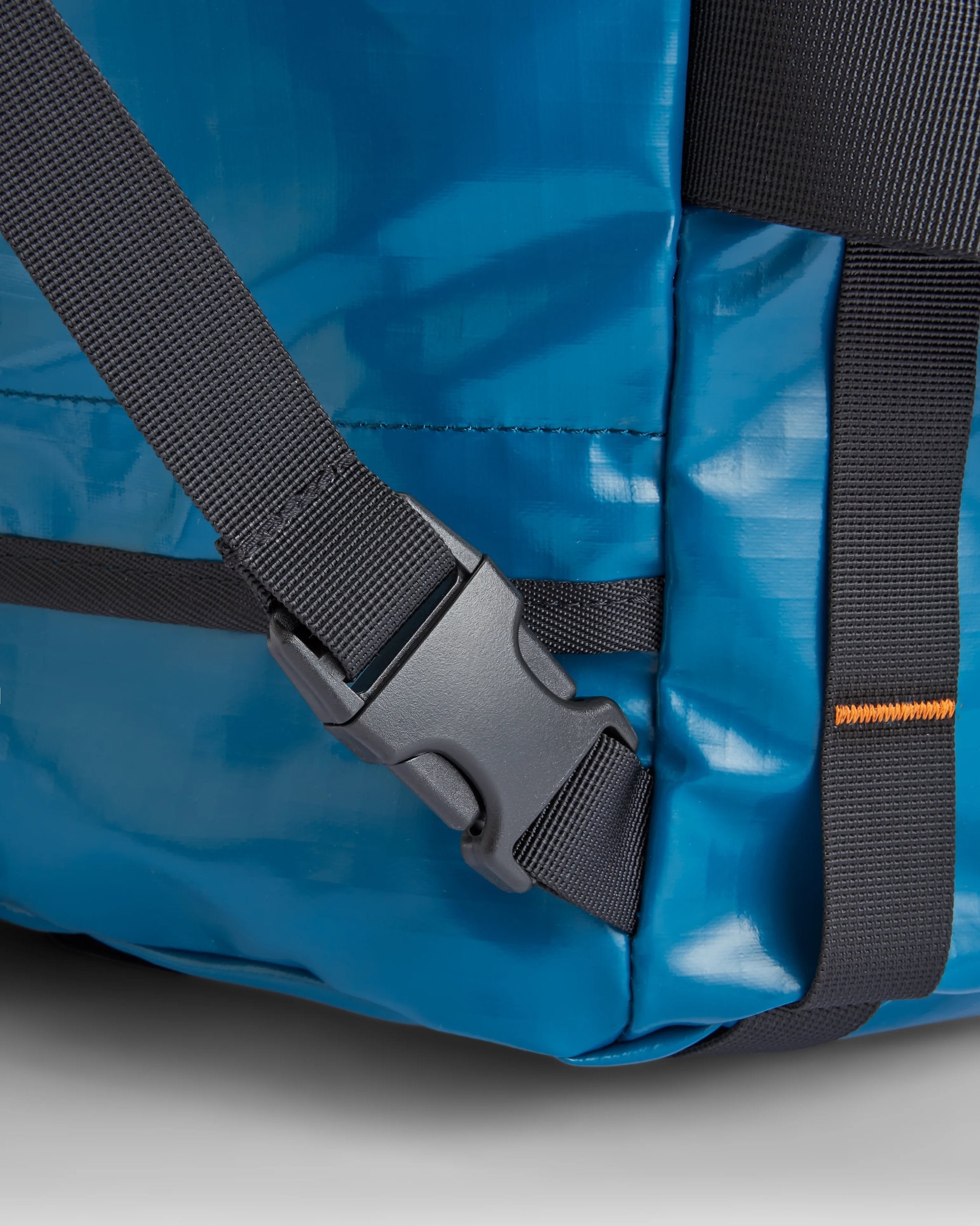 Roamer Recycled 60L Duffel Bag - Tidal Blue - Flatlay