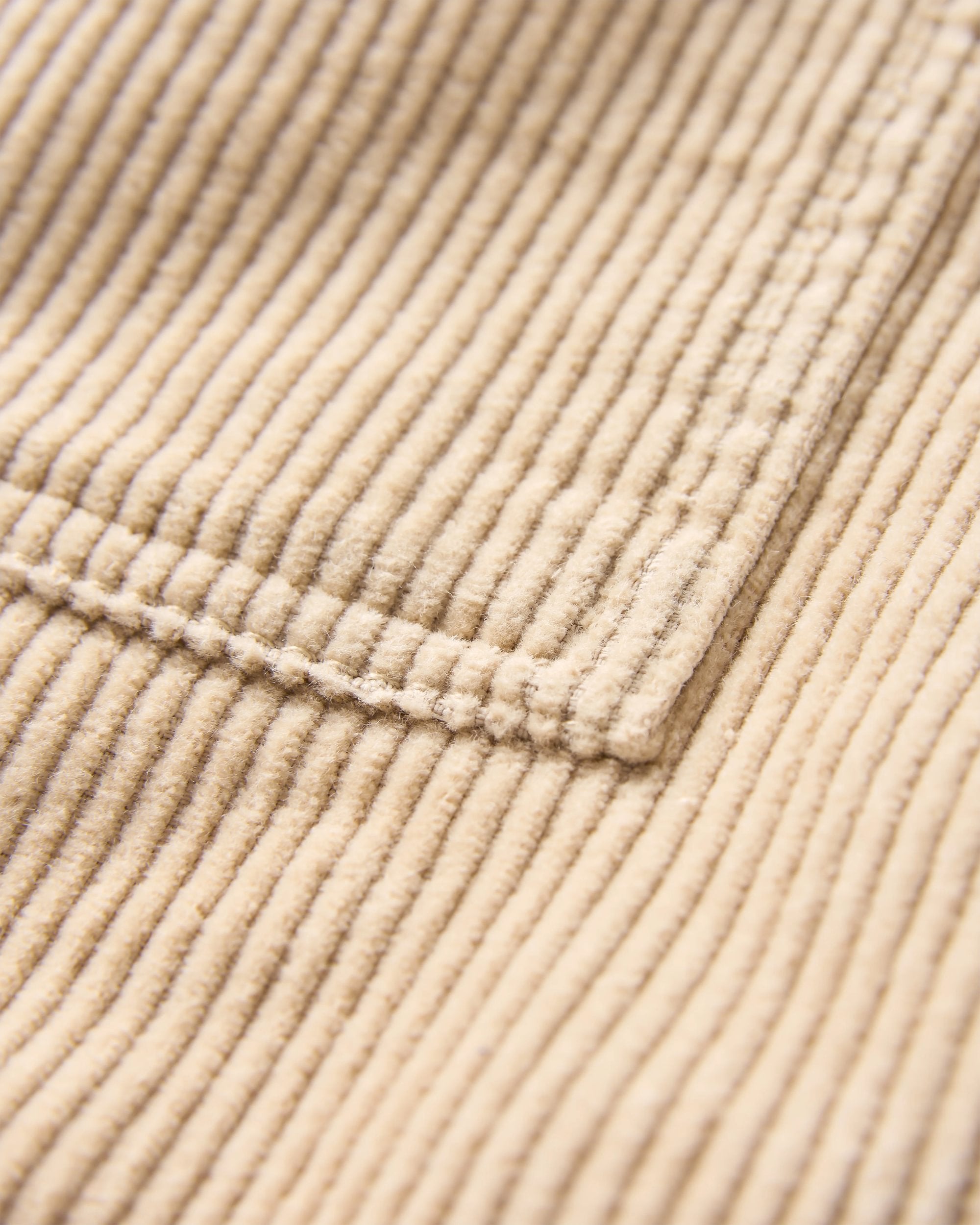 Shack Cord Short - Stone - Flatlay