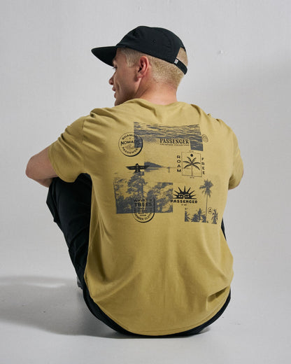 Sonoma T-Shirt - Warm Beige - Studio Model